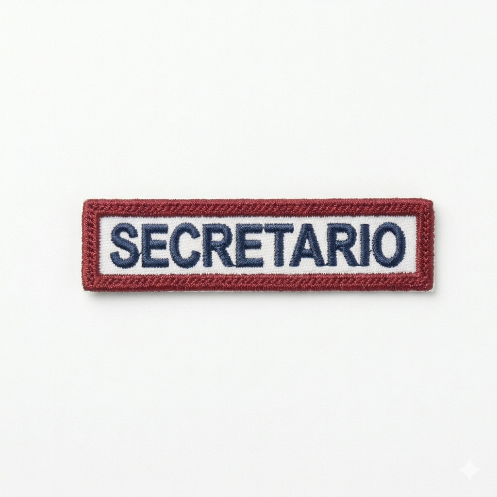 Cinta de cargo: Secretario de aventureros - Aventureros | Acampando JA