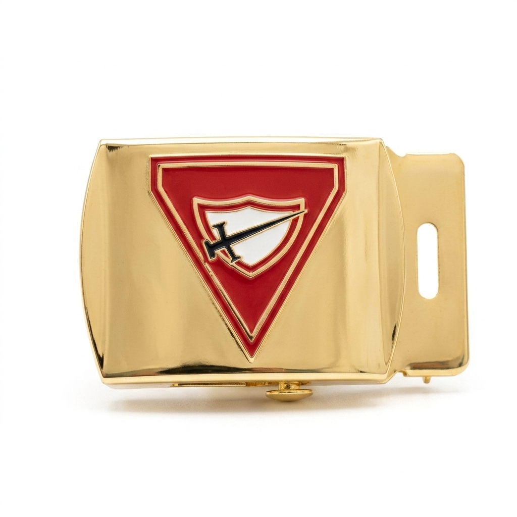 Hebilla metalica para cinturo - Conquistador - Uniforme | Acampando JA