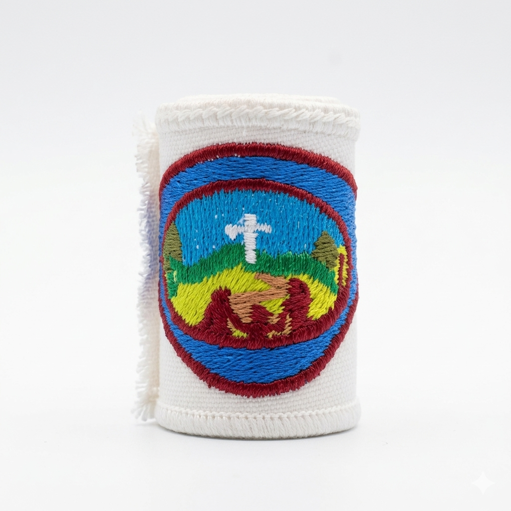 Tubo bordado para Pañoleta de Aventureros